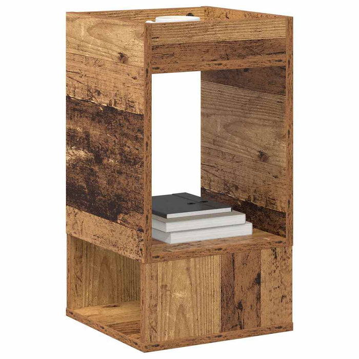 Masă laterală 2 pcs Lemn vechi 30 x 30 x 56 cm Lemn compozit - WALTI WALTI