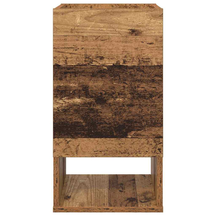 Masă laterală 2 pcs Lemn vechi 30 x 30 x 56 cm Lemn compozit - WALTI WALTI