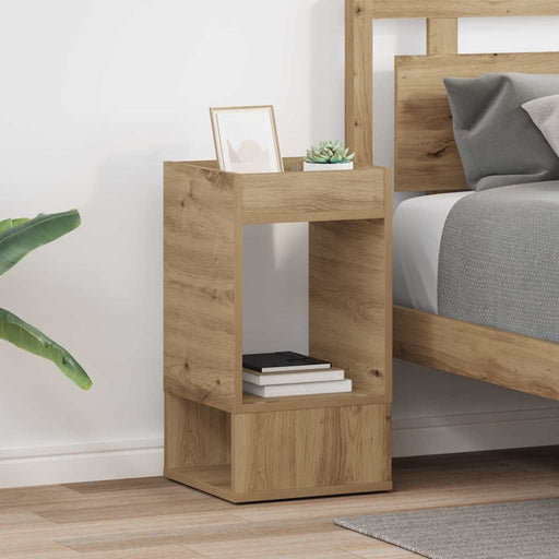 Masă laterală 2 pcs Stejar Artizanal 30 x 30 x 56 cm - WALTI WALTI