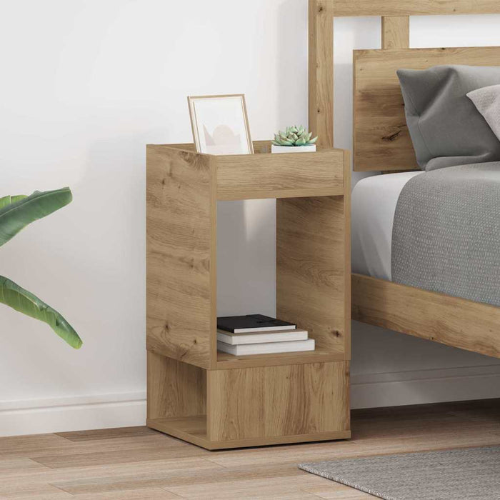 Masă laterală 2 pcs Stejar Artizanal 30 x 30 x 56 cm - WALTI WALTI