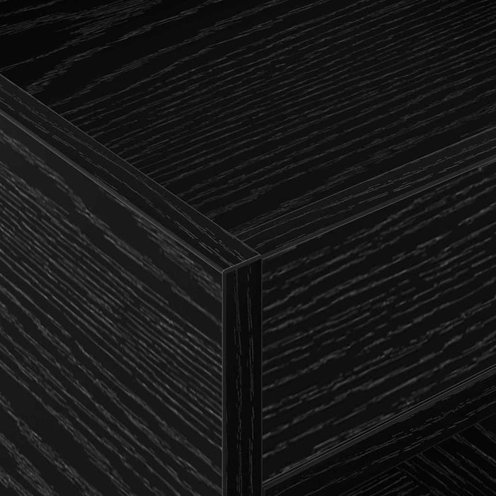 Masă laterală Stejar Negru 40 x 40 x 56 cm Lemn compozit - WALTI WALTI