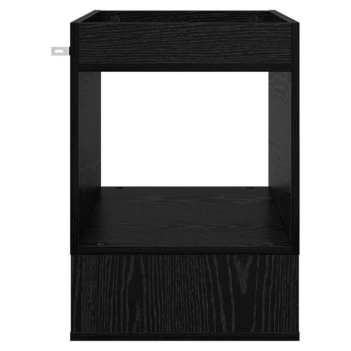 Masă laterală Stejar Negru 40 x 40 x 56 cm Lemn compozit - WALTI WALTI