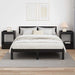 Masă laterală 2 pcs Stejar Negru 40 x 40 x 56 cm Lemn compozit - WALTI WALTI