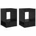 Masă laterală 2 pcs Stejar Negru 40 x 40 x 56 cm Lemn compozit - WALTI WALTI