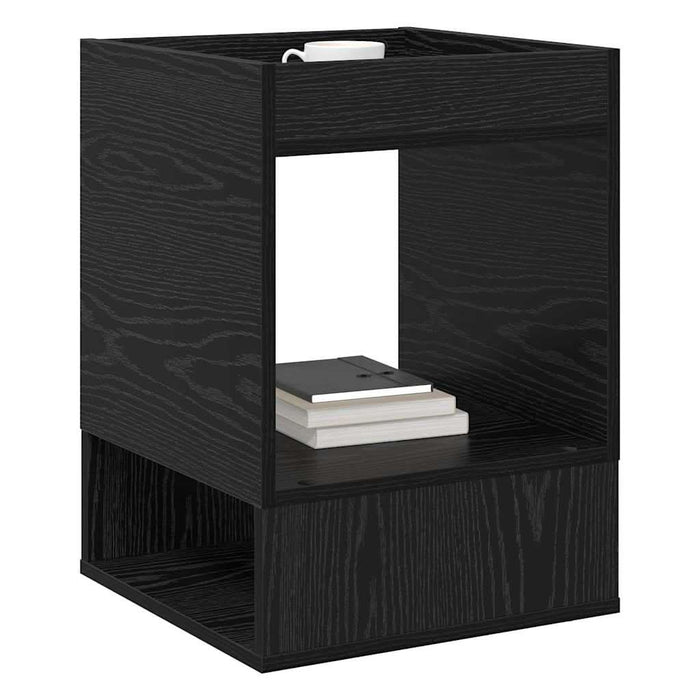 Masă laterală 2 pcs Stejar Negru 40 x 40 x 56 cm Lemn compozit - WALTI WALTI