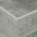 Masă laterală 2 pcs Gri din beton 40 x 40 x 56 cm Lemn compozit - WALTI WALTI