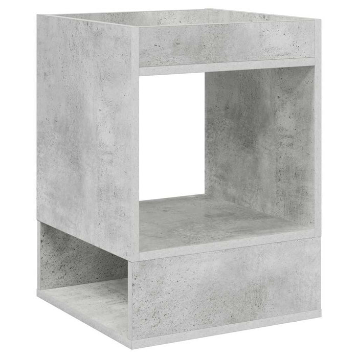 Masă laterală 2 pcs Gri din beton 40 x 40 x 56 cm Lemn compozit - WALTI WALTI