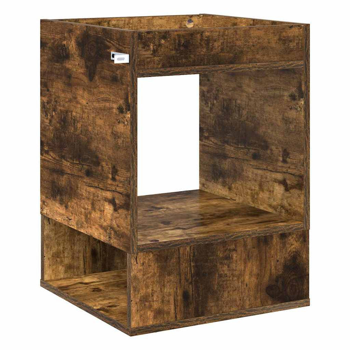 Masă laterală Stejar fumuriu 40 x 40 x 56 cm Lemn compozit - WALTI WALTI