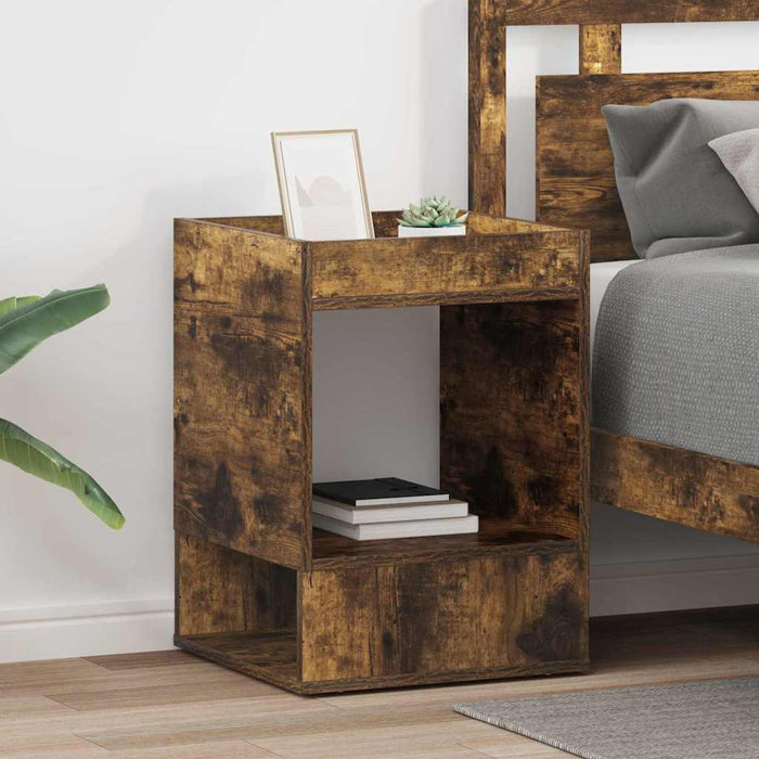 Masă laterală 2 pcs Stejar fumuriu 40 x 40 x 56 cm - WALTI WALTI