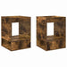 Masă laterală 2 pcs Stejar fumuriu 40 x 40 x 56 cm - WALTI WALTI