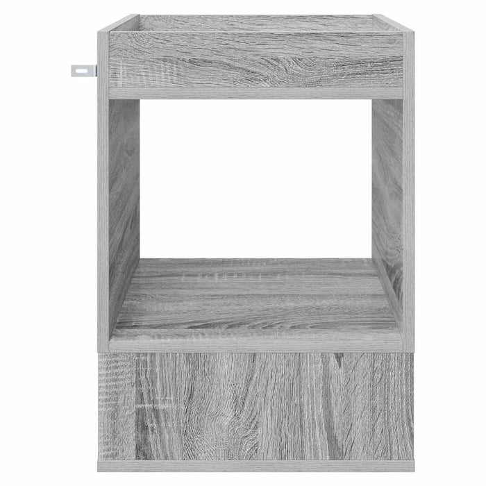 Masă laterală Gri Sonoma 40 x 40 x 56 cm Lemn compozit - WALTI WALTI