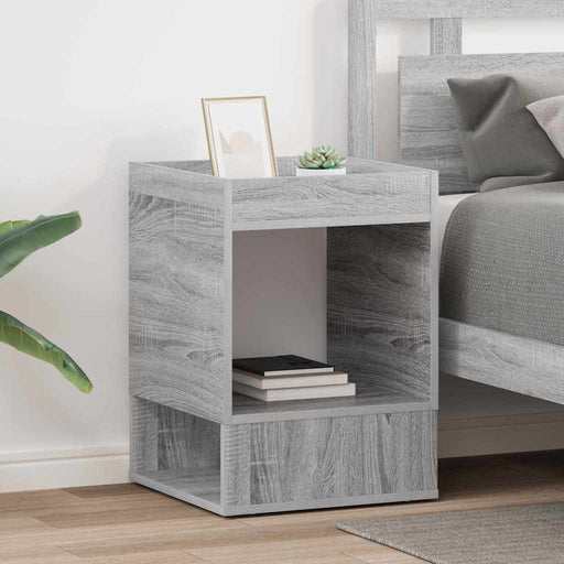 Masă laterală 2 pcs Gri Sonoma 40 x 40 x 56 cm Lemn compozit - WALTI WALTI