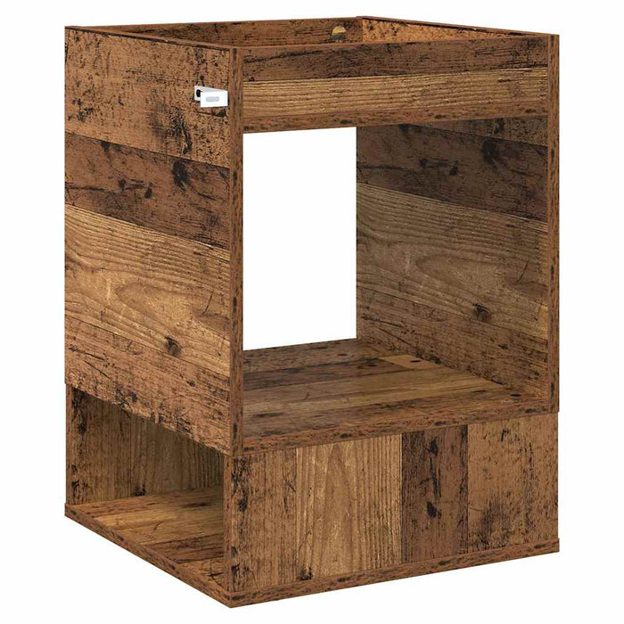 Masă laterală Lemn vechi 40 x 40 x 56 cm Lemn compozit - WALTI WALTI