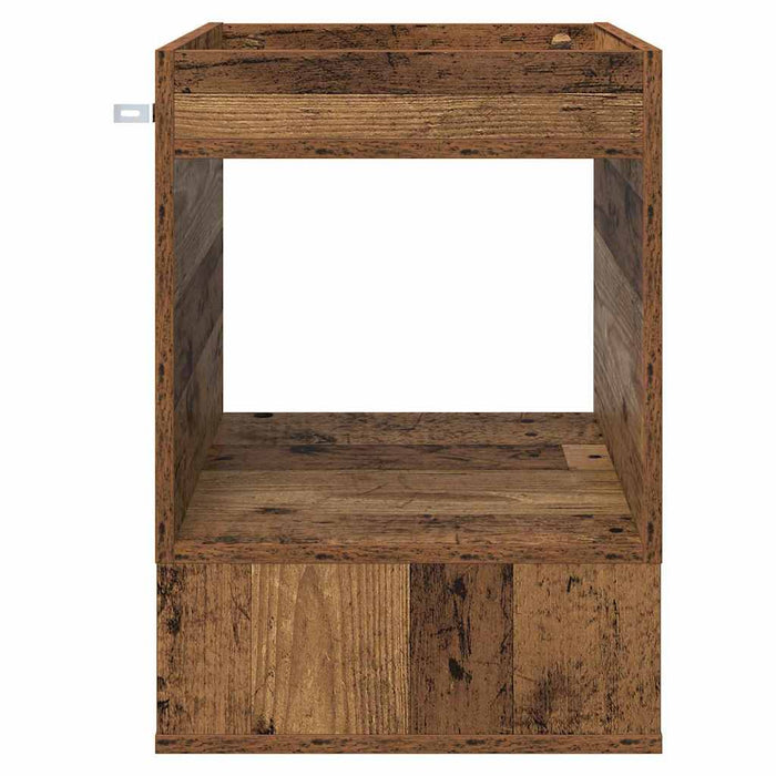 Masă laterală Lemn vechi 40 x 40 x 56 cm Lemn compozit - WALTI WALTI