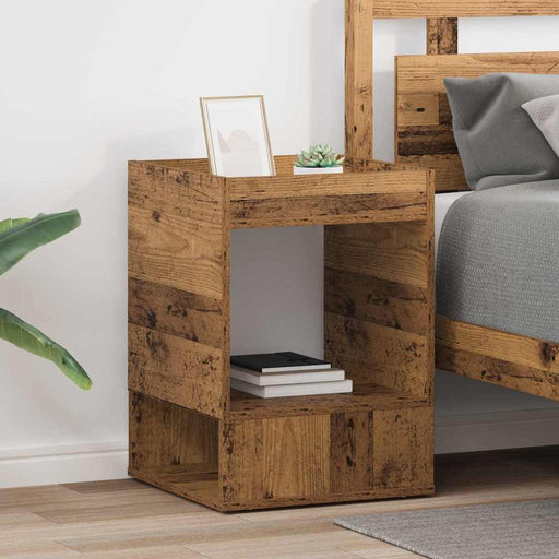 Masă laterală 2 pcs Lemn vechi 40 x 40 x 56 cm Lemn compozit - WALTI WALTI