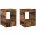 Masă laterală 2 pcs Lemn vechi 40 x 40 x 56 cm Lemn compozit - WALTI WALTI