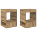 Masă laterală 2 pcs Stejar Artizanal 40 x 40 x 56 cm - WALTI WALTI