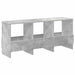 Raft pentru reviste Gri din beton 102 x 30 x 45 cm - WALTI WALTI
