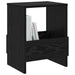 Raft pentru reviste 2 pcs Stejar Negru 35 x 30 x 45 cm - WALTI WALTI