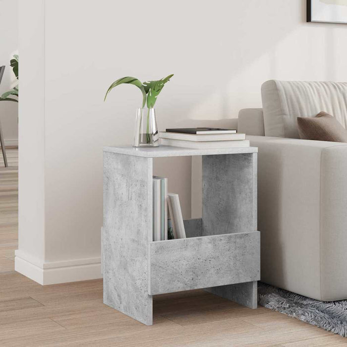 Raft pentru reviste Gri din beton 35 x 30 x 45 cm - WALTI WALTI