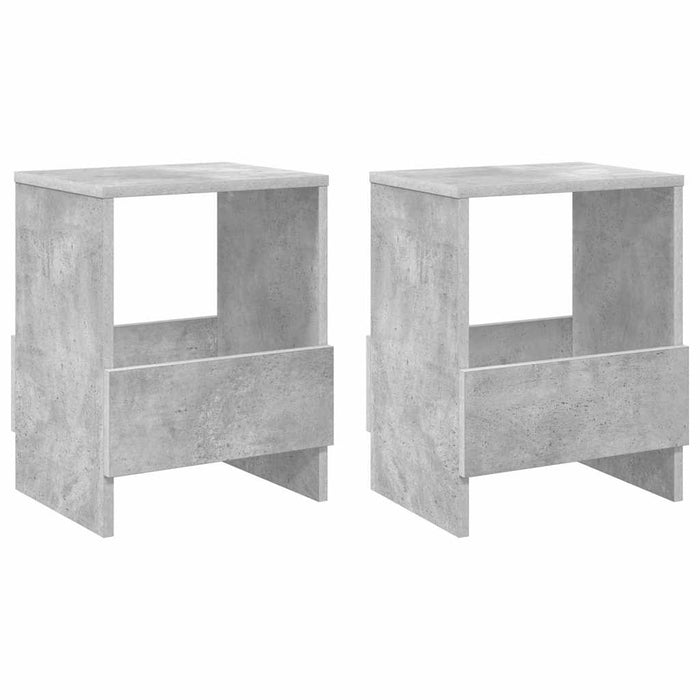 Raft pentru reviste 2 pcs Gri din beton 35 x 30 x 45 cm - WALTI WALTI
