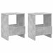 Raft pentru reviste 2 pcs Gri din beton 35 x 30 x 45 cm - WALTI WALTI
