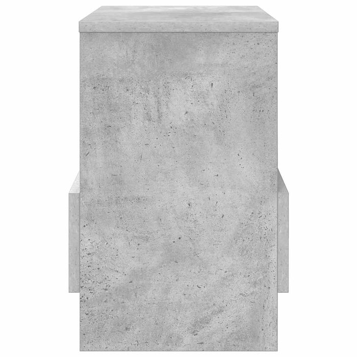 Raft pentru reviste 2 pcs Gri din beton 35 x 30 x 45 cm - WALTI WALTI
