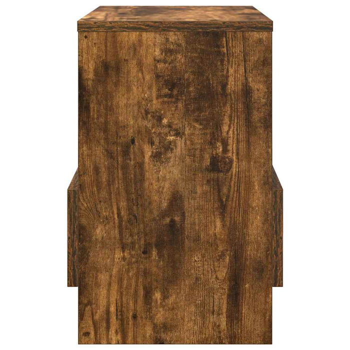 Raft pentru reviste 2 pcs Stejar fumuriu 35 x 30 x 45 cm - WALTI WALTI