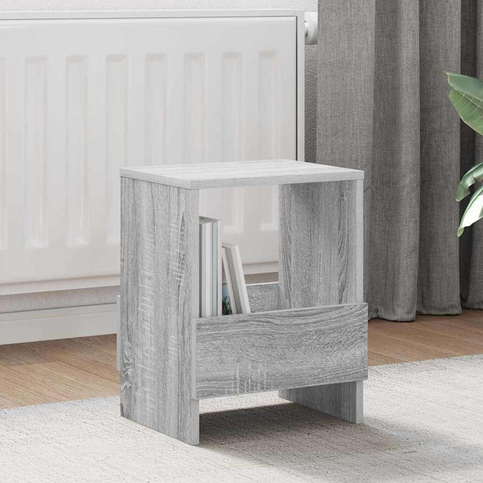Raft pentru reviste Gri Sonoma 35 x 30 x 45 cm - WALTI WALTI