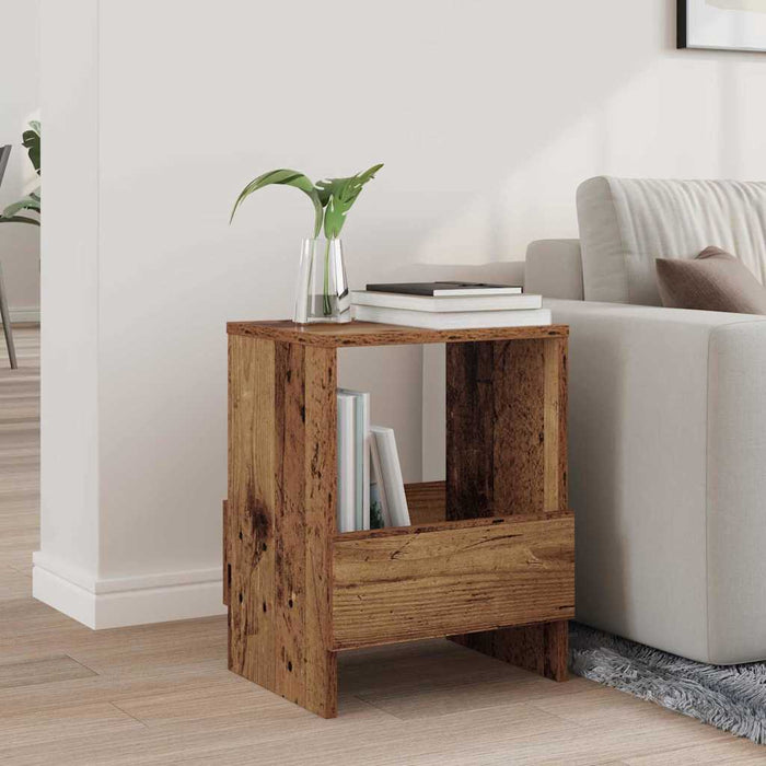 Raft pentru reviste Lemn vechi 35 x 30 x 45 cm - WALTI WALTI