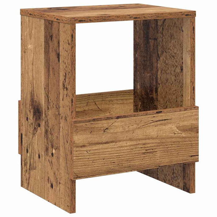 Raft pentru reviste 2 pcs Lemn vechi 35 x 30 x 45 cm - WALTI WALTI