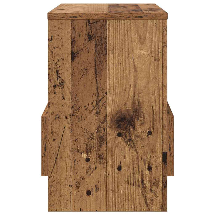 Raft pentru reviste 2 pcs Lemn vechi 35 x 30 x 45 cm - WALTI WALTI