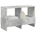 Raft pentru reviste Gri din beton 68,5 x 30 x 45 cm - WALTI WALTI