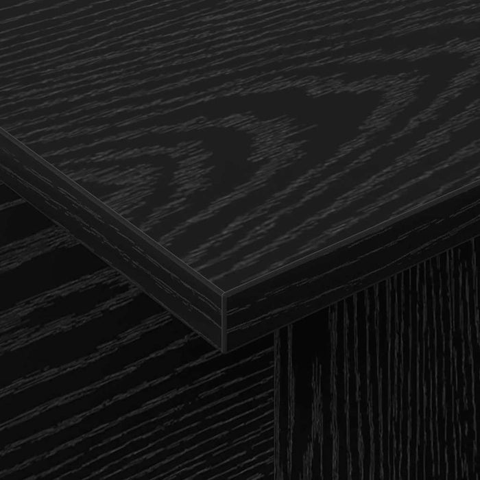 Support TV Stejar Negru 102 x 35 x 45 cm Lemn compozit - WALTI WALTI