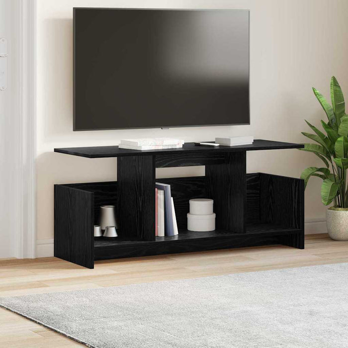 Support TV Stejar Negru 102 x 35 x 45 cm Lemn compozit - WALTI WALTI