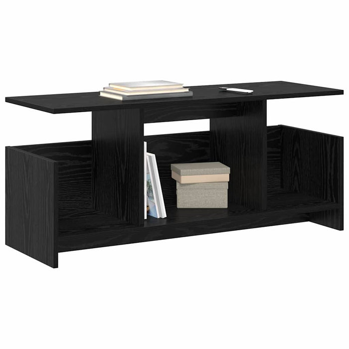 Support TV Stejar Negru 102 x 35 x 45 cm Lemn compozit - WALTI WALTI