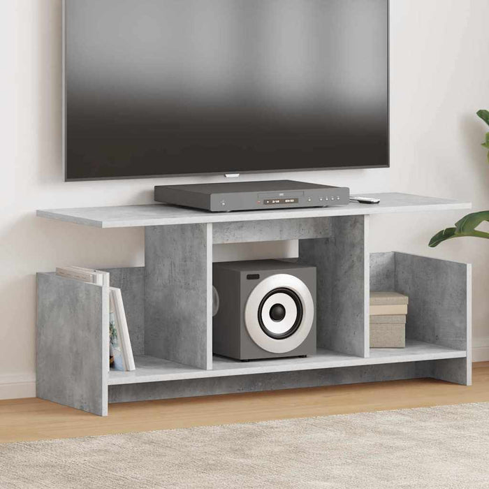 Support TV Gri din beton 102 x 35 x 45 cm Lemn compozit - WALTI WALTI
