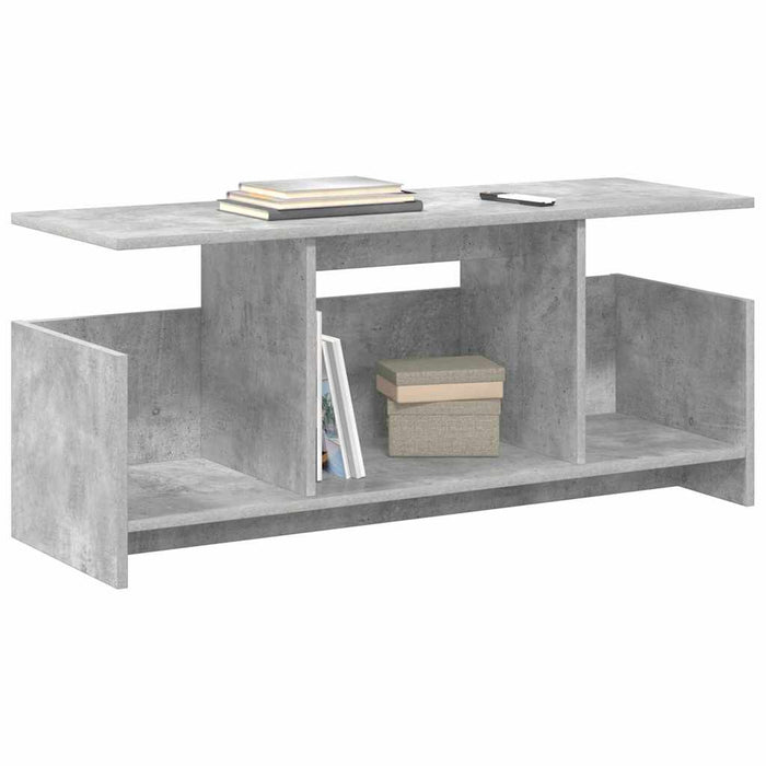 Support TV Gri din beton 102 x 35 x 45 cm Lemn compozit - WALTI WALTI