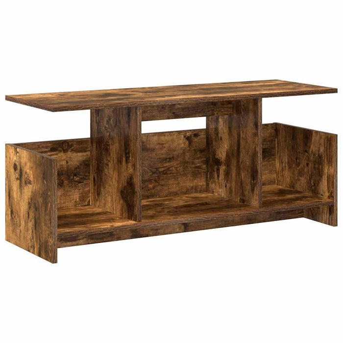 Support TV Stejar fumuriu 102 x 35 x 45 cm Lemn compozit - WALTI WALTI