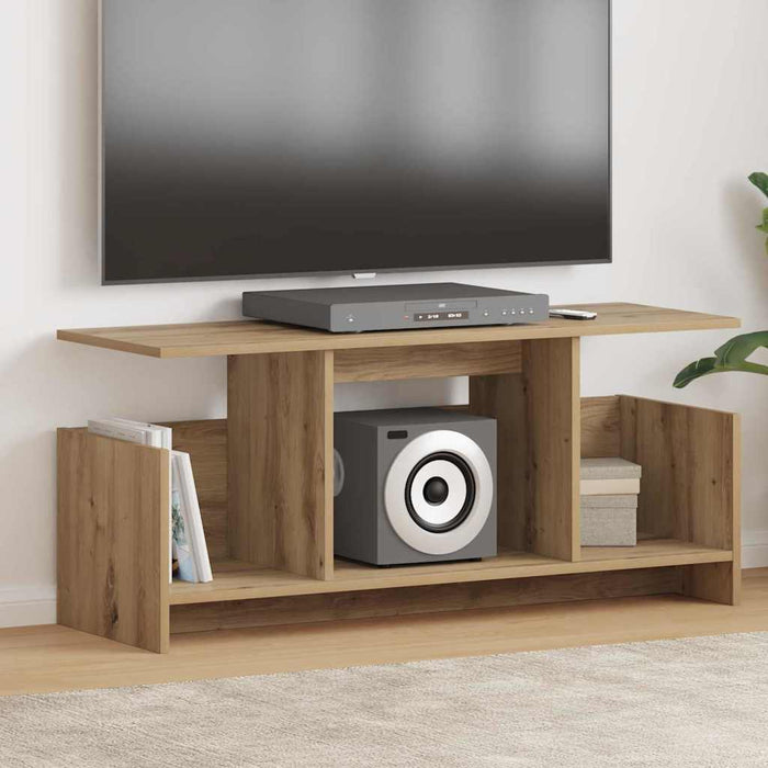 Support TV Stejar Artizanal 102 x 35 x 45 cm Lemn compozit - WALTI WALTI
