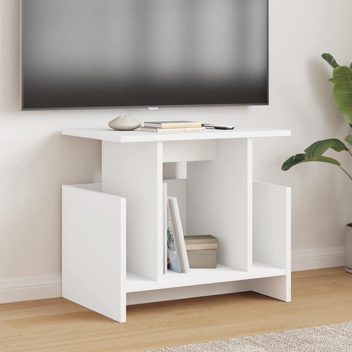 Support TV Alb 50 x 35 x 45 cm Lemn compozit - WALTI WALTI