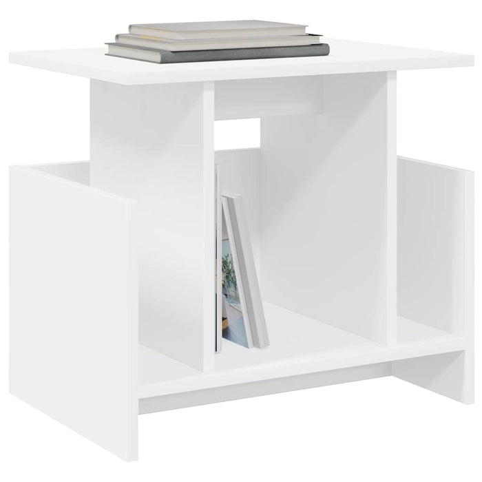 Support TV Alb 50 x 35 x 45 cm Lemn compozit - WALTI WALTI