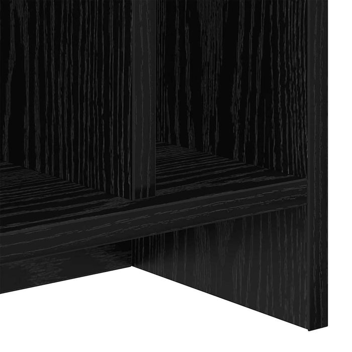 Support TV Stejar Negru 50 x 35 x 45 cm Lemn compozit - WALTI WALTI