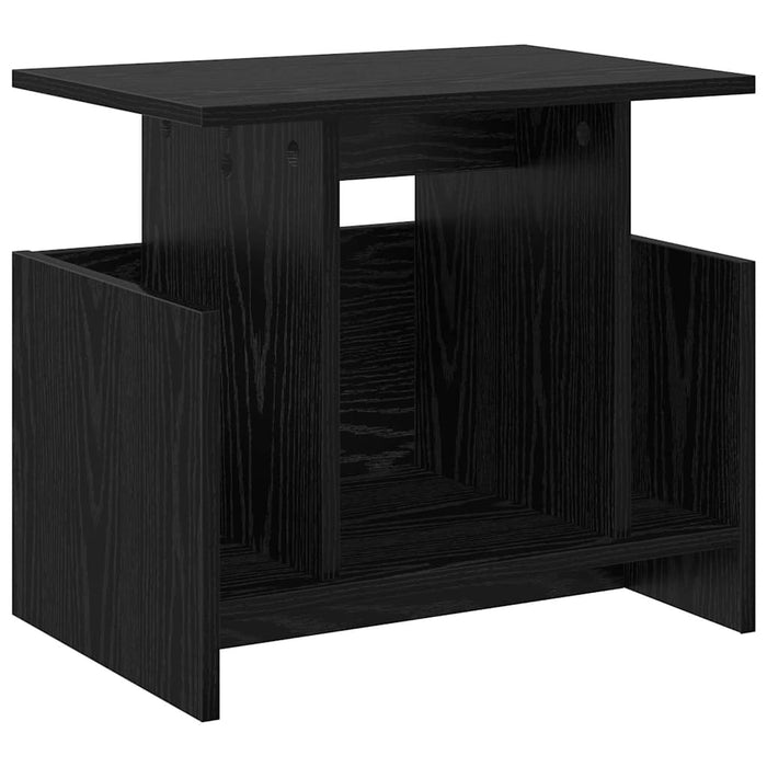 Support TV Stejar Negru 50 x 35 x 45 cm Lemn compozit - WALTI WALTI