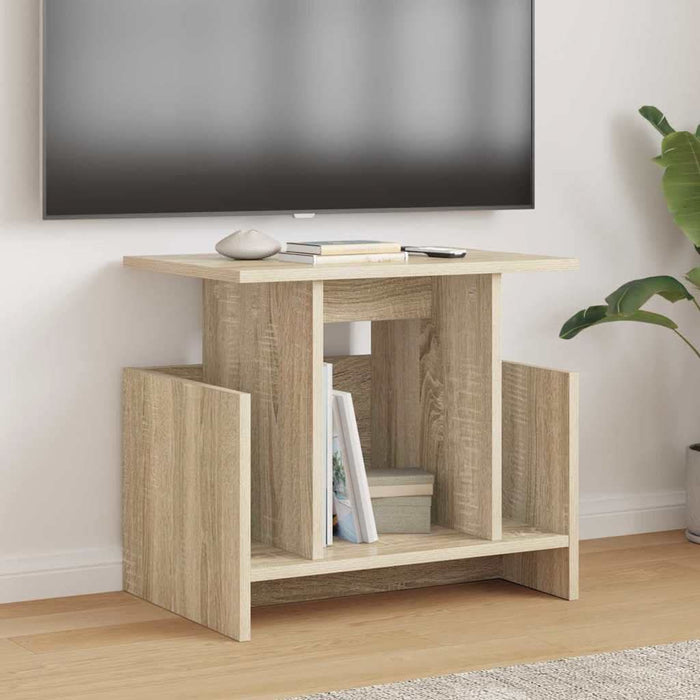 Support TV 2 pcs Stejar Sonoma 50 x 35 x 45 cm Lemn compozit - WALTI WALTI