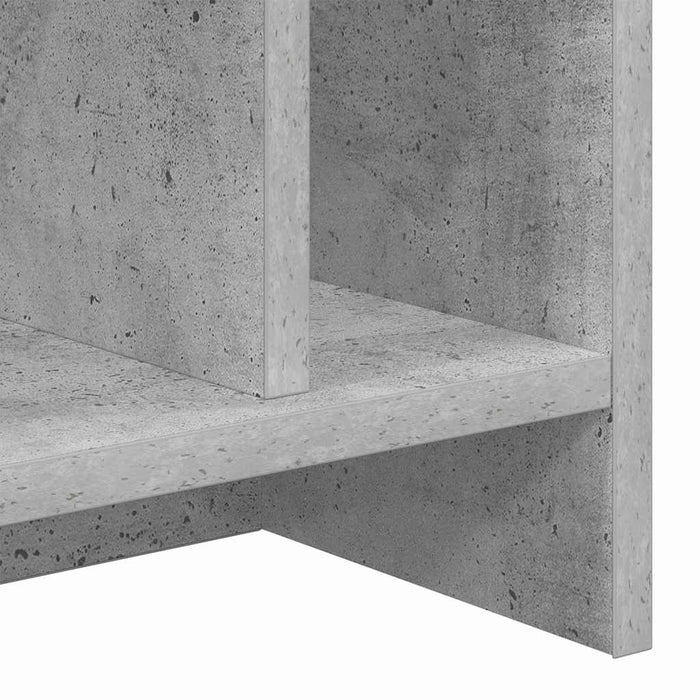 Support TV 2 pcs Gri din beton 50 x 35 x 45 cm Lemn compozit - WALTI WALTI