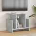 Support TV 2 pcs Gri din beton 50 x 35 x 45 cm Lemn compozit - WALTI WALTI