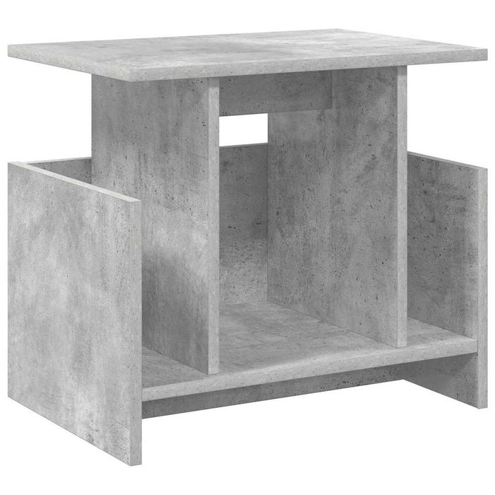 Support TV 2 pcs Gri din beton 50 x 35 x 45 cm Lemn compozit - WALTI WALTI