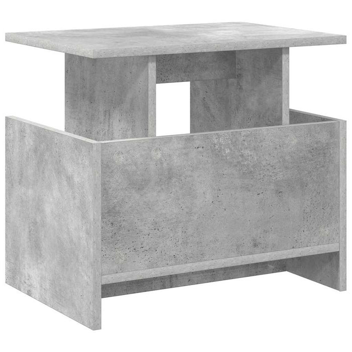 Support TV 2 pcs Gri din beton 50 x 35 x 45 cm Lemn compozit - WALTI WALTI