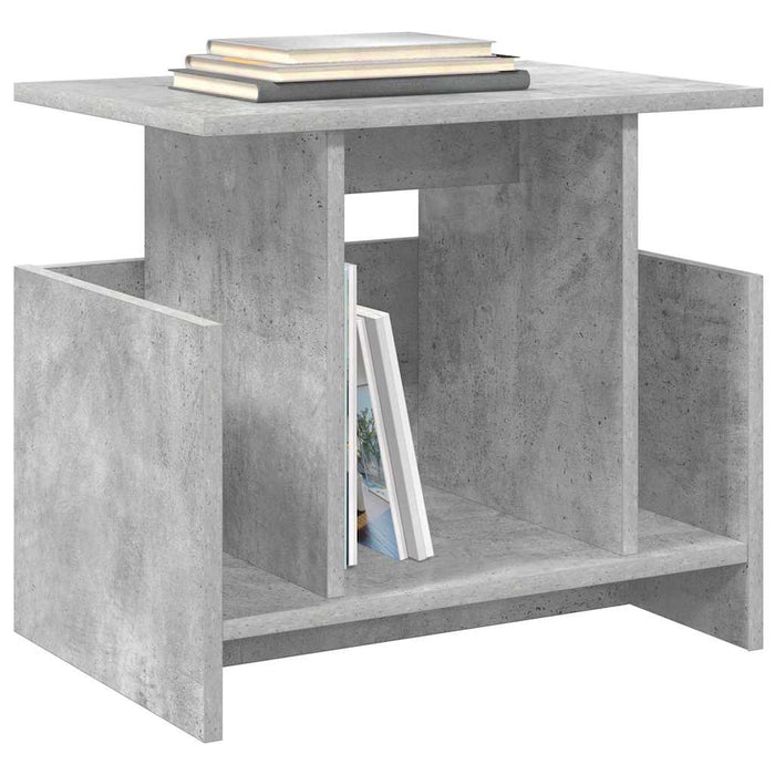 Support TV 2 pcs Gri din beton 50 x 35 x 45 cm Lemn compozit - WALTI WALTI